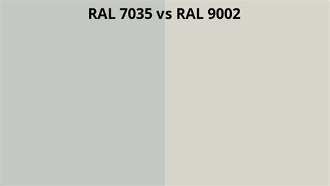 ral 9002 vs 7035.